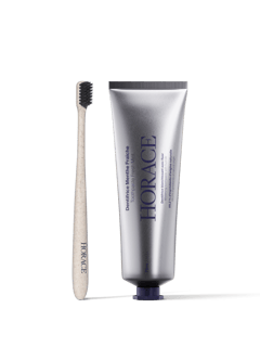 Toothbrush and whitening toothpaste bundle