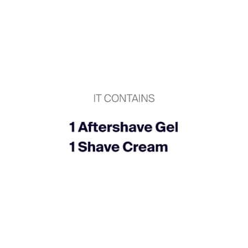 Shave Cream + Aftershave Gel Duo