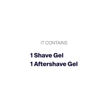 Shave Gel + Aftershave Gel Duo
