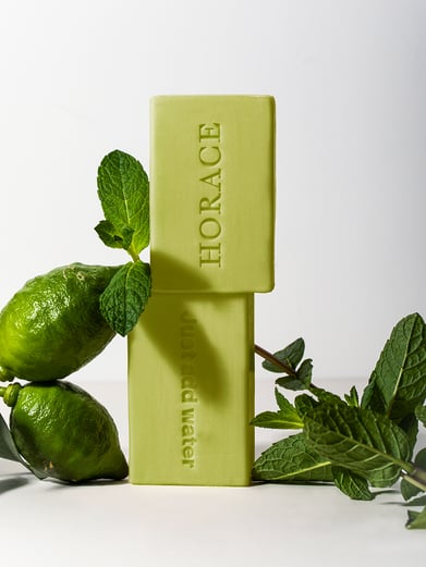 Pain de Savon Surgras Bergamote d'Italie & Menthe Poivrée