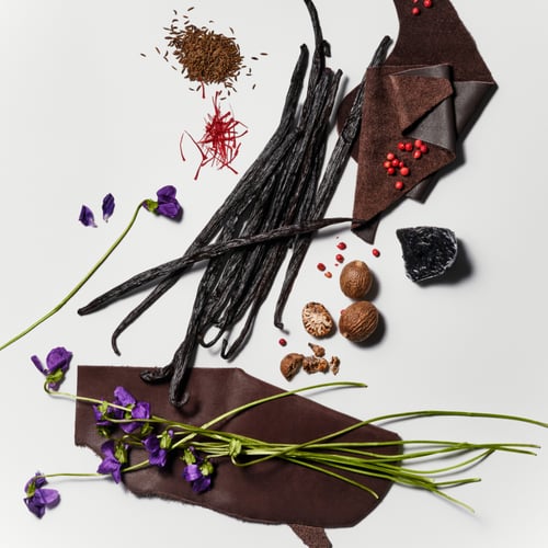 <strong>Ambery, leather, spicy</strong>