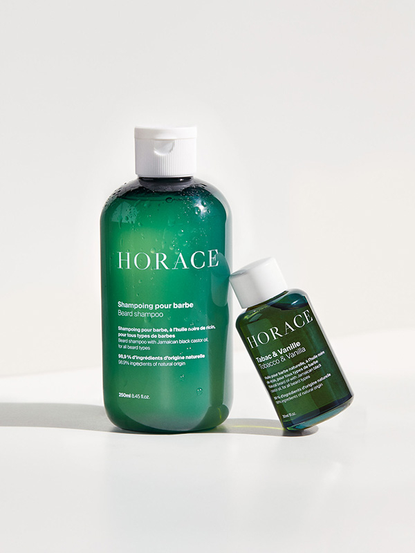 Horace Beard Shampoo + Oil Duo | Beard Care Set for Men | Cleanses & Moisturises Beard Hair | Choose Your Fragrance | 2 Products